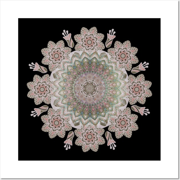 Elegant Abstract Art Mandala-Power-Flow Wall Art by AmandasCraftCorner